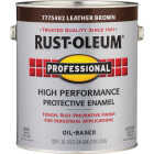 Rust-Oleum Professional DTM Oil Based Gloss Protective Rust Control Enamel, Leather Brown, 1 Gal. Image 6