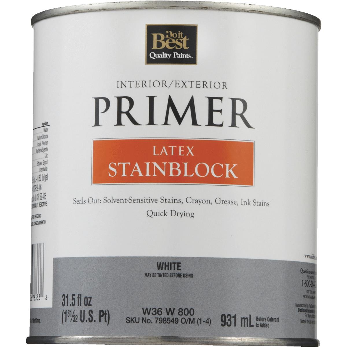 INT/EX LTX STNBLK PRIMER Image 1