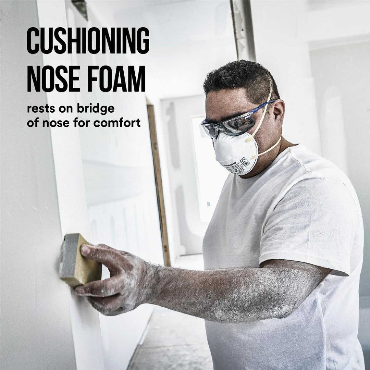 3M N95 Performance Particulate Respirator for Paint Prep (20-Pack) Image 3