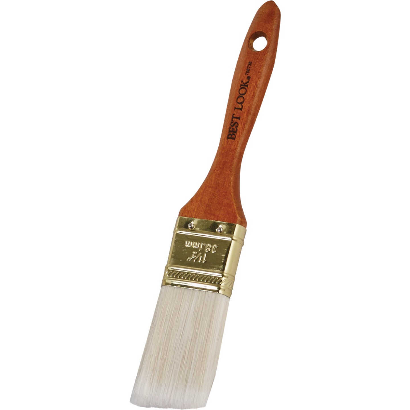 Best Look General Purpose 1.5 In. Flat Polyester Paint Brush Image 3