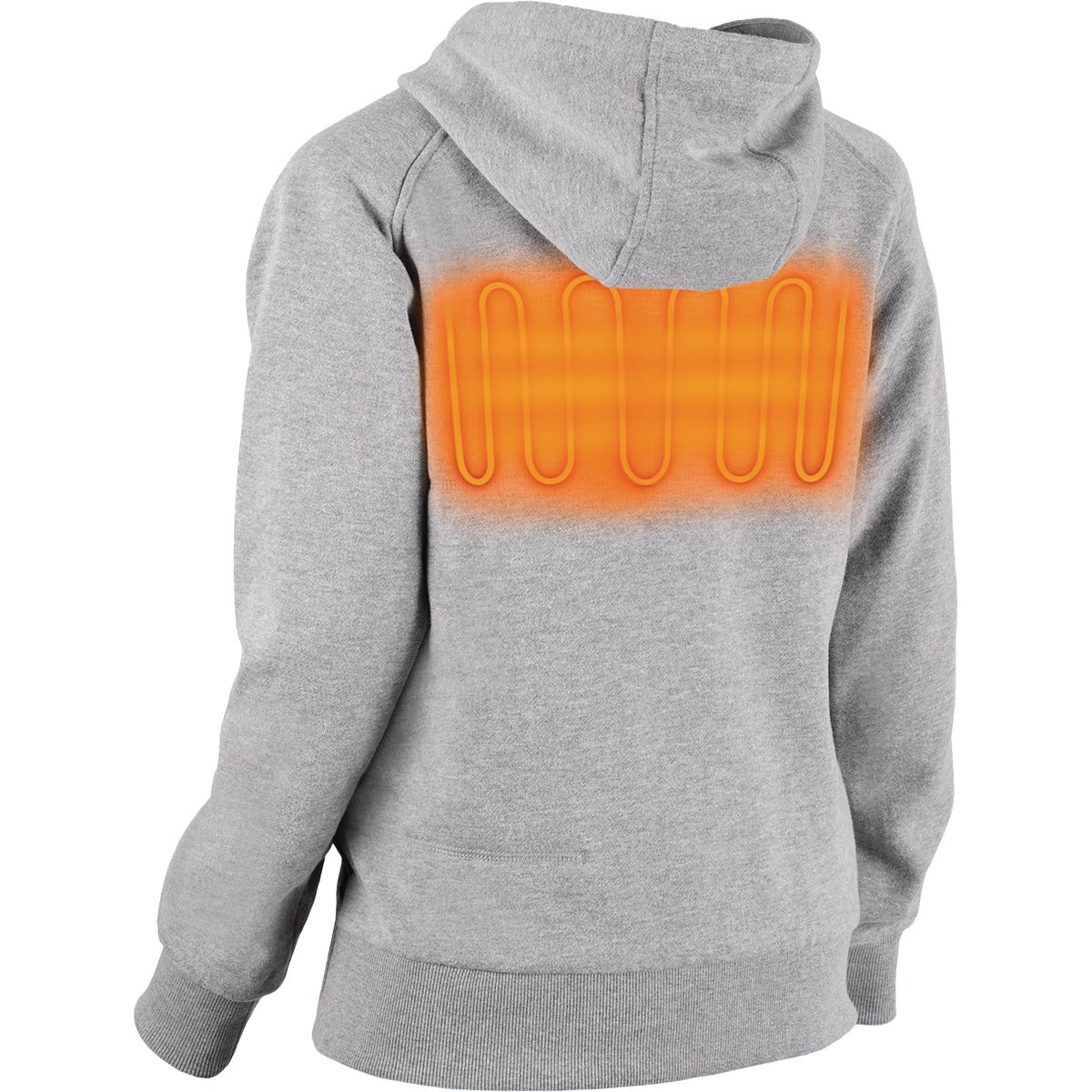 Milwaukee M12 Women's Gray Cordless Heated Hoodie Kit, L Image 6