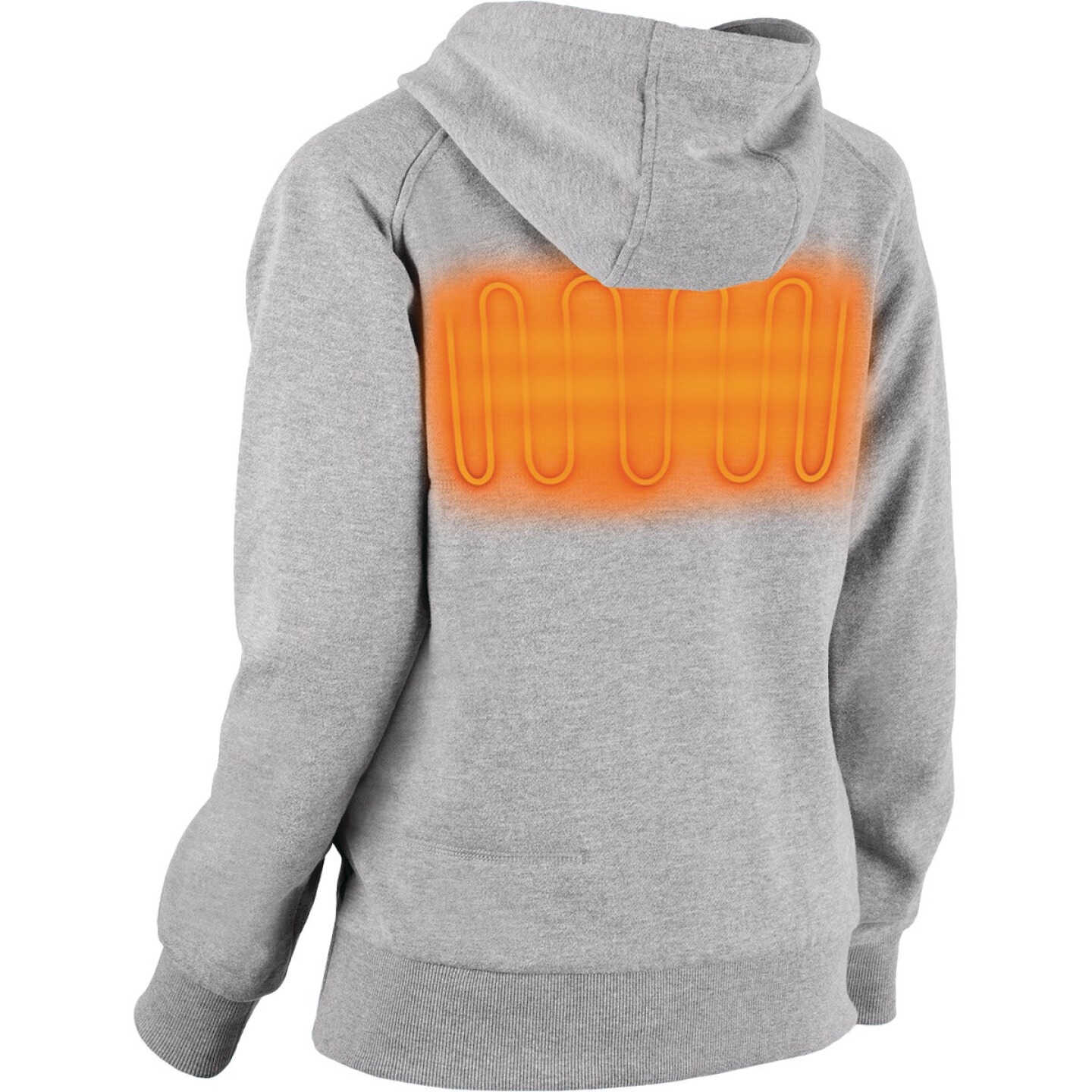 Milwaukee M12 Women's Gray Cordless Heated Hoodie Kit, L Image 6