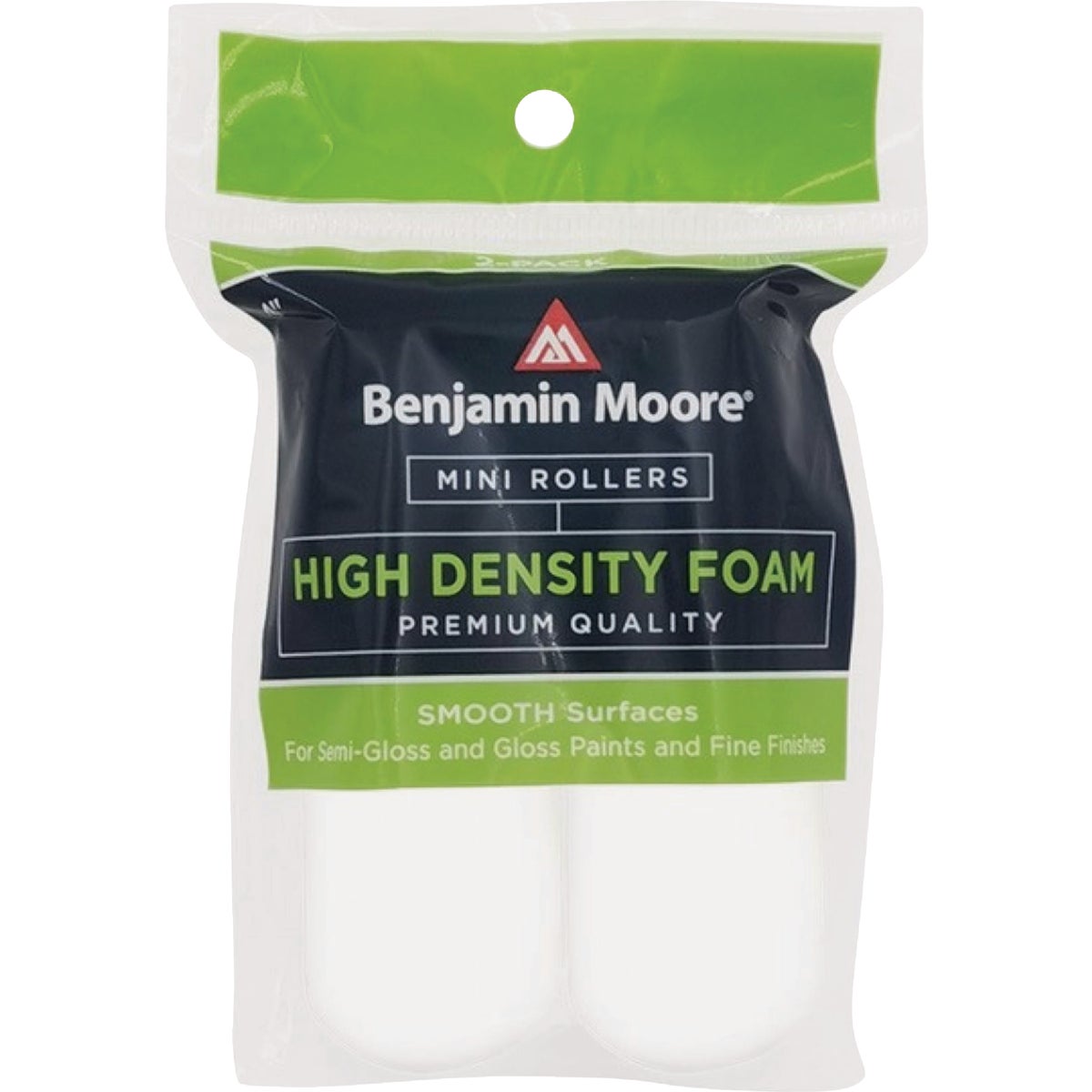 Benjamin Moore 4 In. High Density Foam Mini Roller Covers (2-Pack)