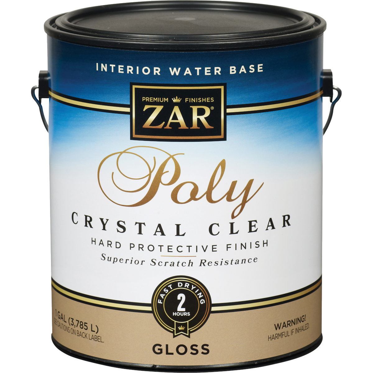 ZAR Aqua Gloss Water-Based Interior Polyurethane, 1 Gal.