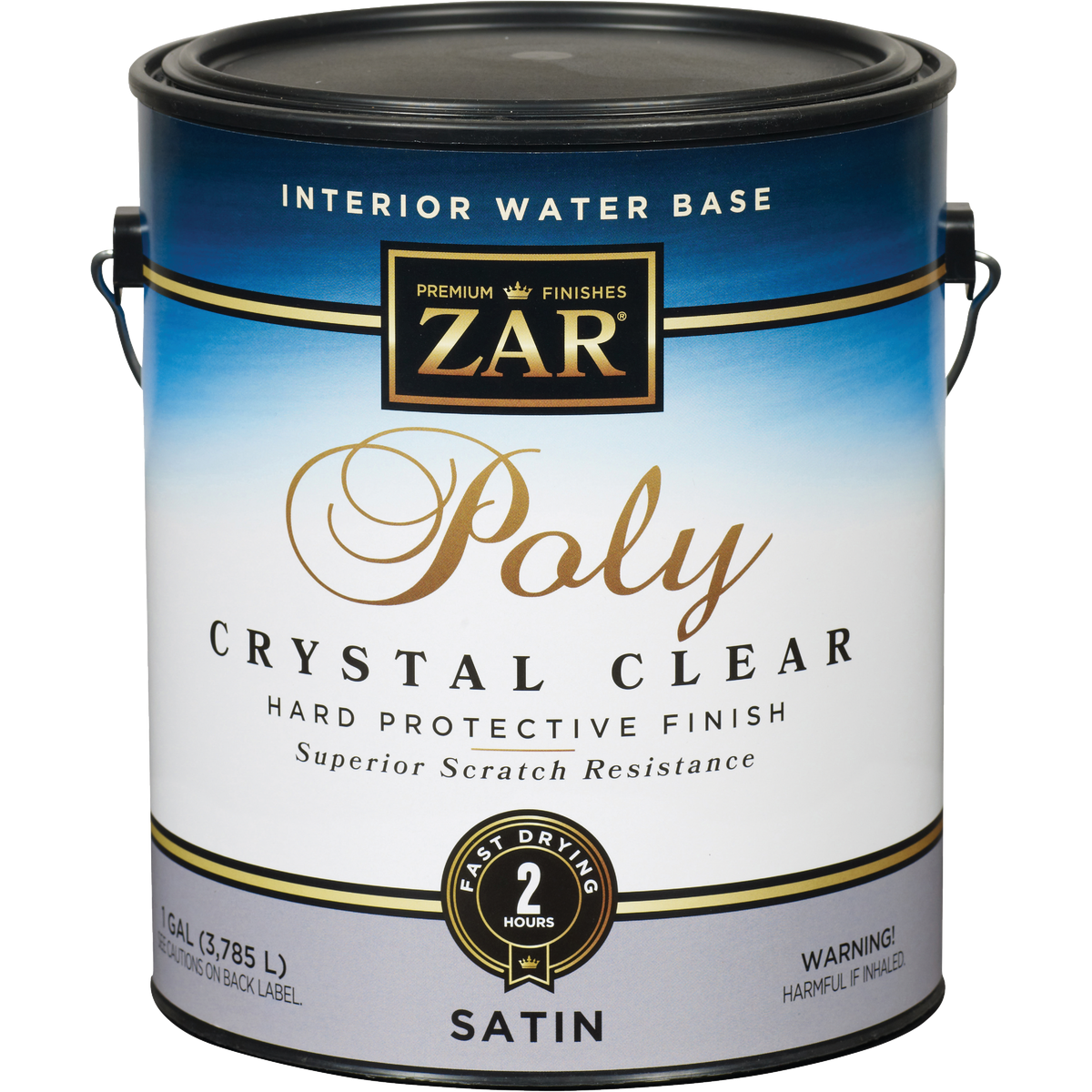ZAR Aqua Satin Water-Based Interior Polyurethane, 1 Gal.