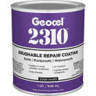 Geocel 2310 Clear 1 Qt. Tripolymer Brushable Repair Sealant Coating Image 1
