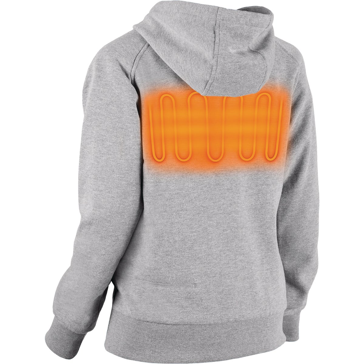Milwaukee M12 Women's Gray Cordless Heated Hoodie Kit, XL Image 6