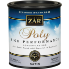ZAR Satin Clear Water Based Exterior Polyurethane, 1 Qt. Image 1