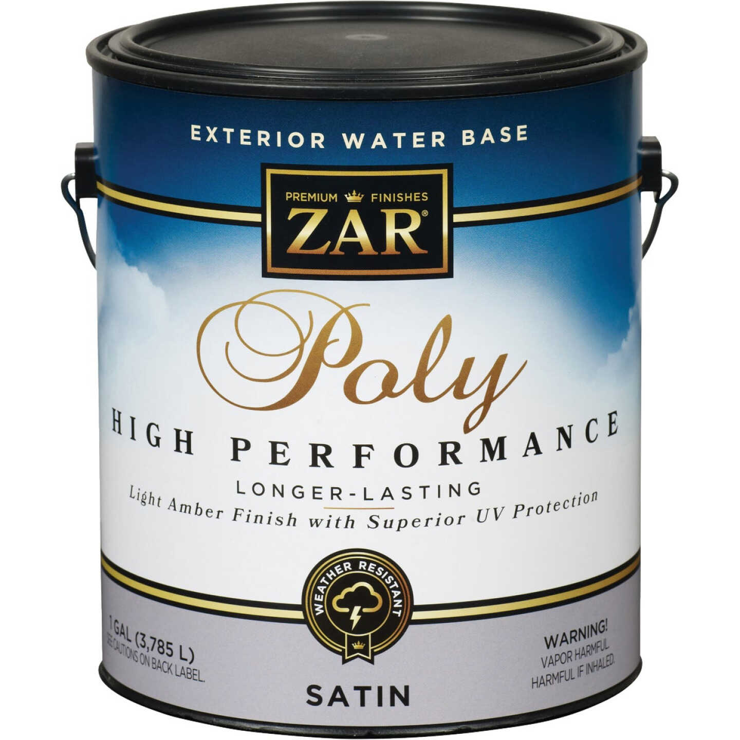 ZAR Satin Clear Exterior Polyurethane, 1 Gal. Image 1