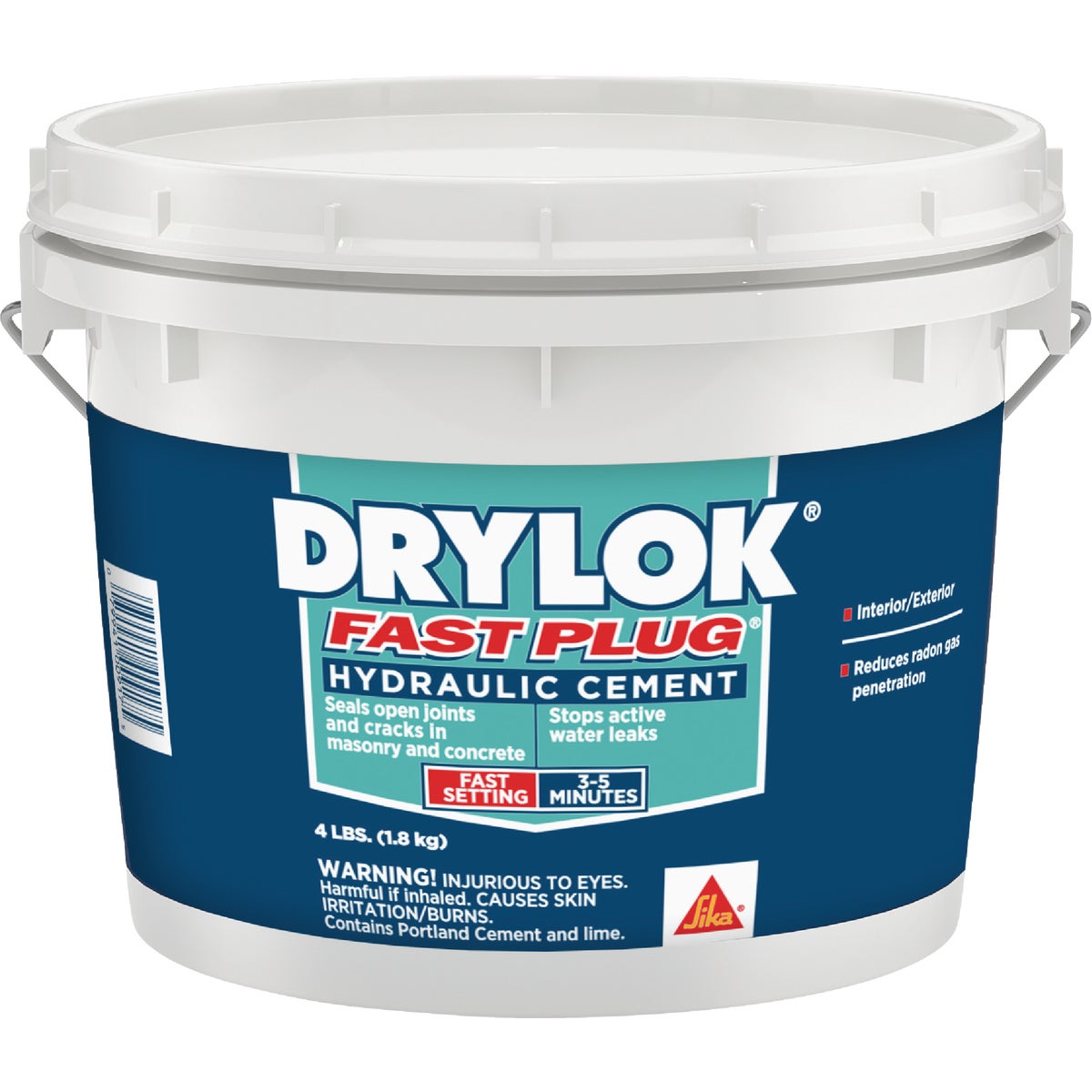 Drylok Fast Plug 4 Lb. Pail Hydraulic Cement