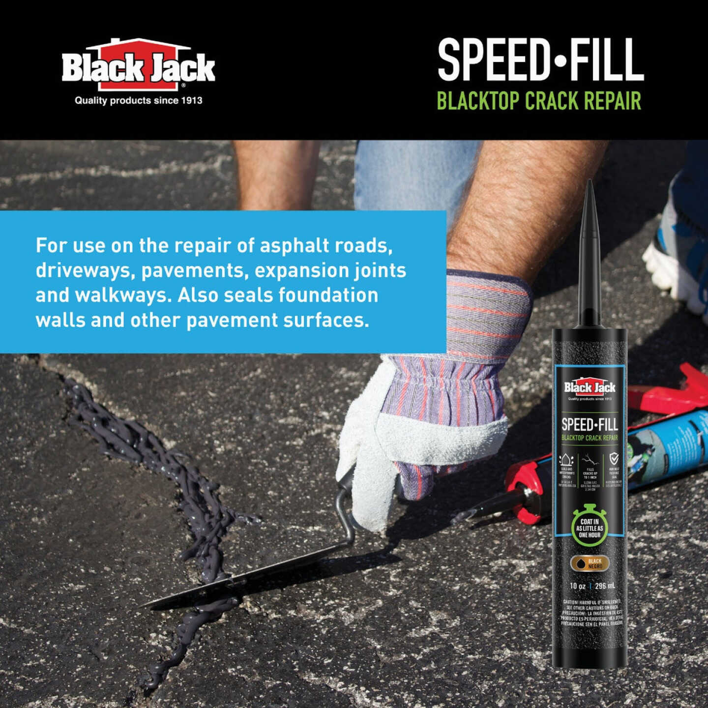 Black Jack Speed-Fill 10 Oz. Blacktop Filler Image 4