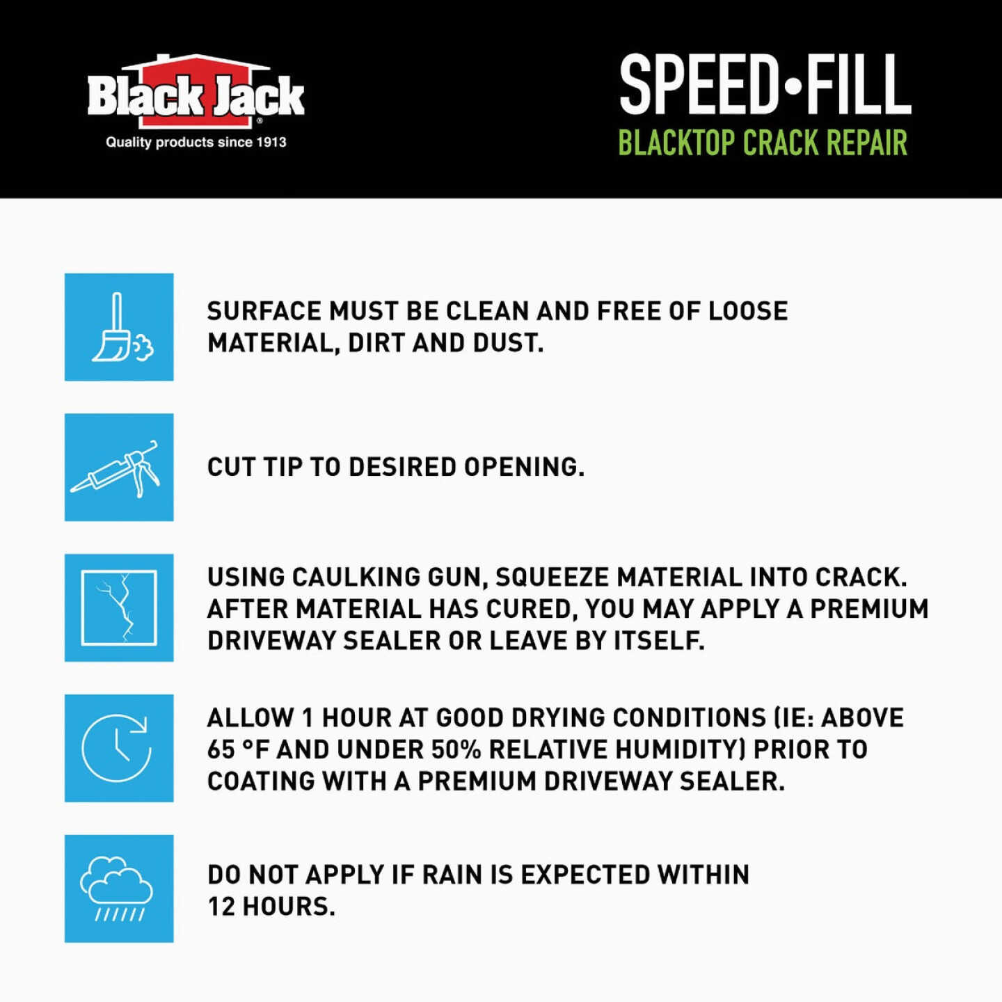 Black Jack Speed-Fill 10 Oz. Blacktop Filler Image 6