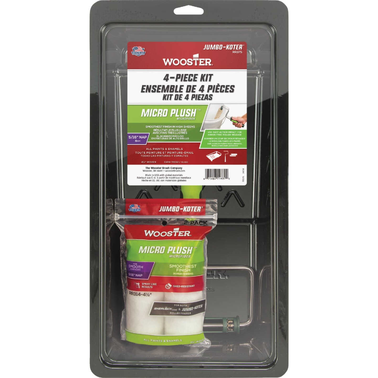 Wooster Jumbo-Koter Micro Plush Kit (4-Piece) Image 1