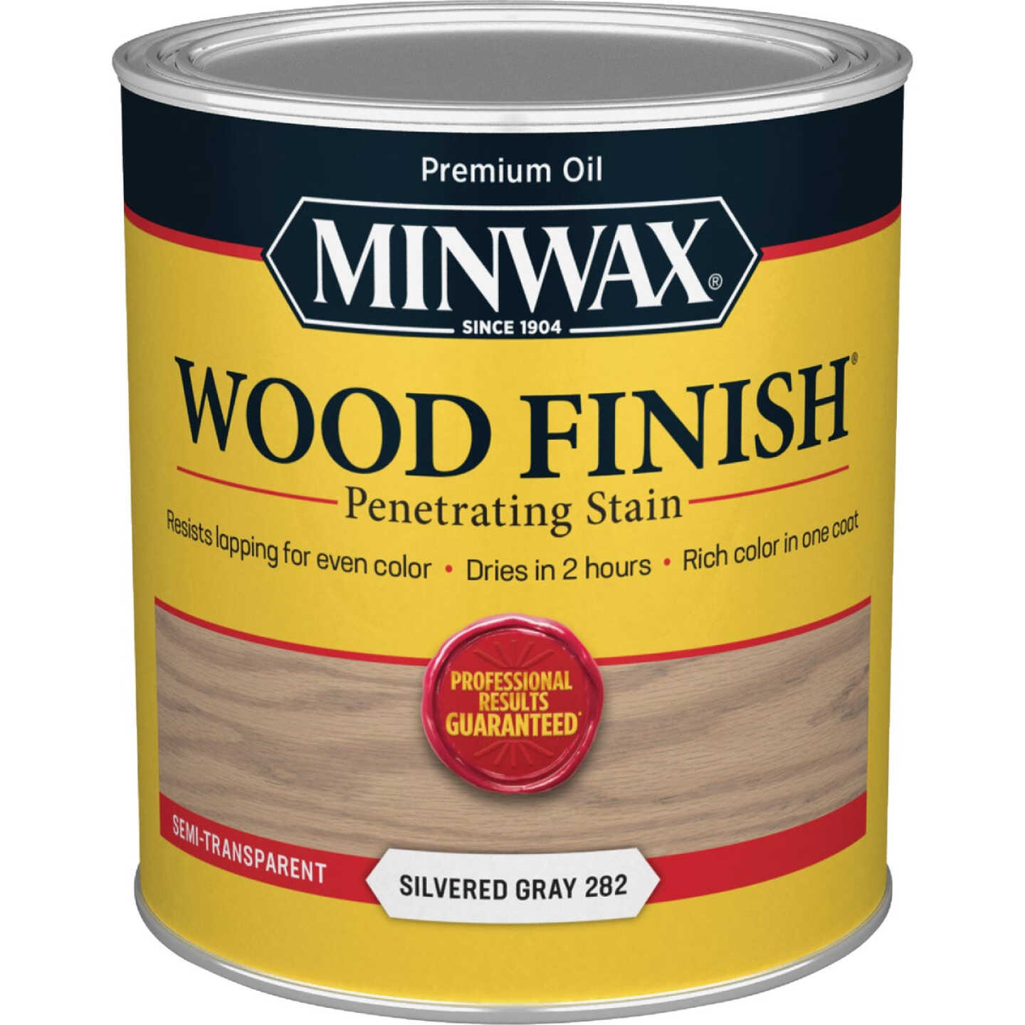 Minwax Wood Finish Penetrating Stain, Silvered Gray, 1 Qt. Image 6