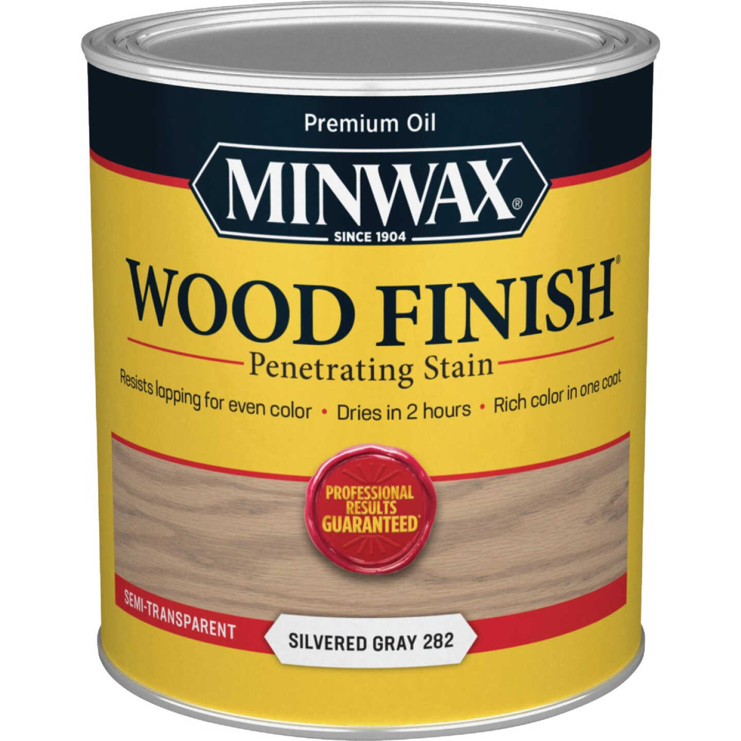 Minwax Wood Finish Penetrating Stain, Silvered Gray, 1 Qt. Image 7