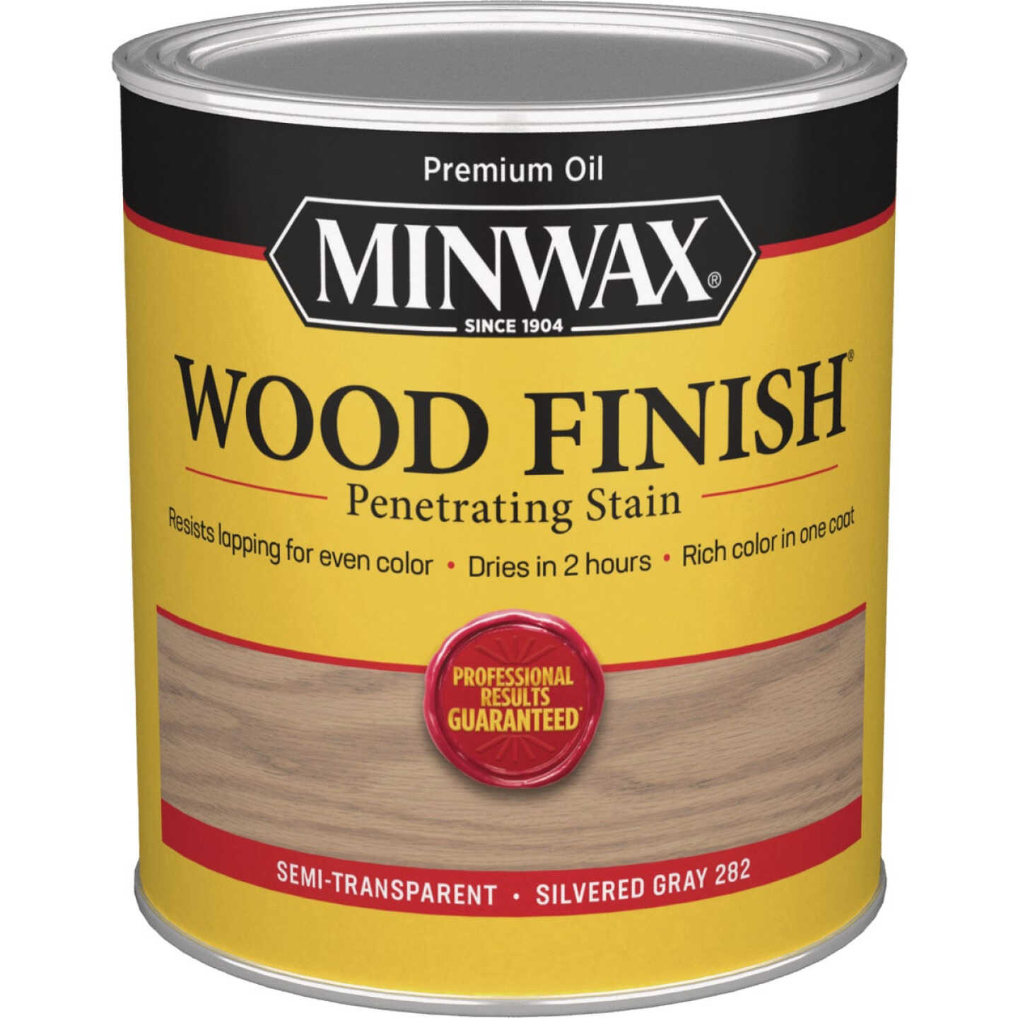 Minwax Wood Finish Penetrating Stain, Silvered Gray, 1 Qt. Image 1
