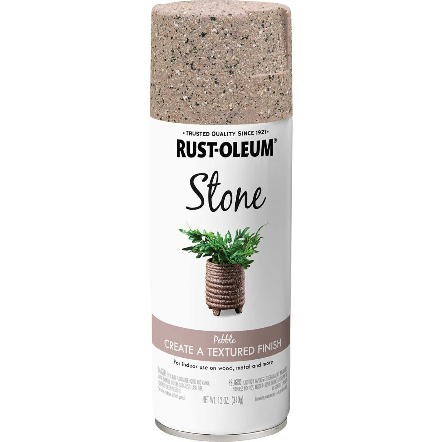 Rust-Oleum 12 Oz. Stone Pebble Textured Spray Paint Image 7