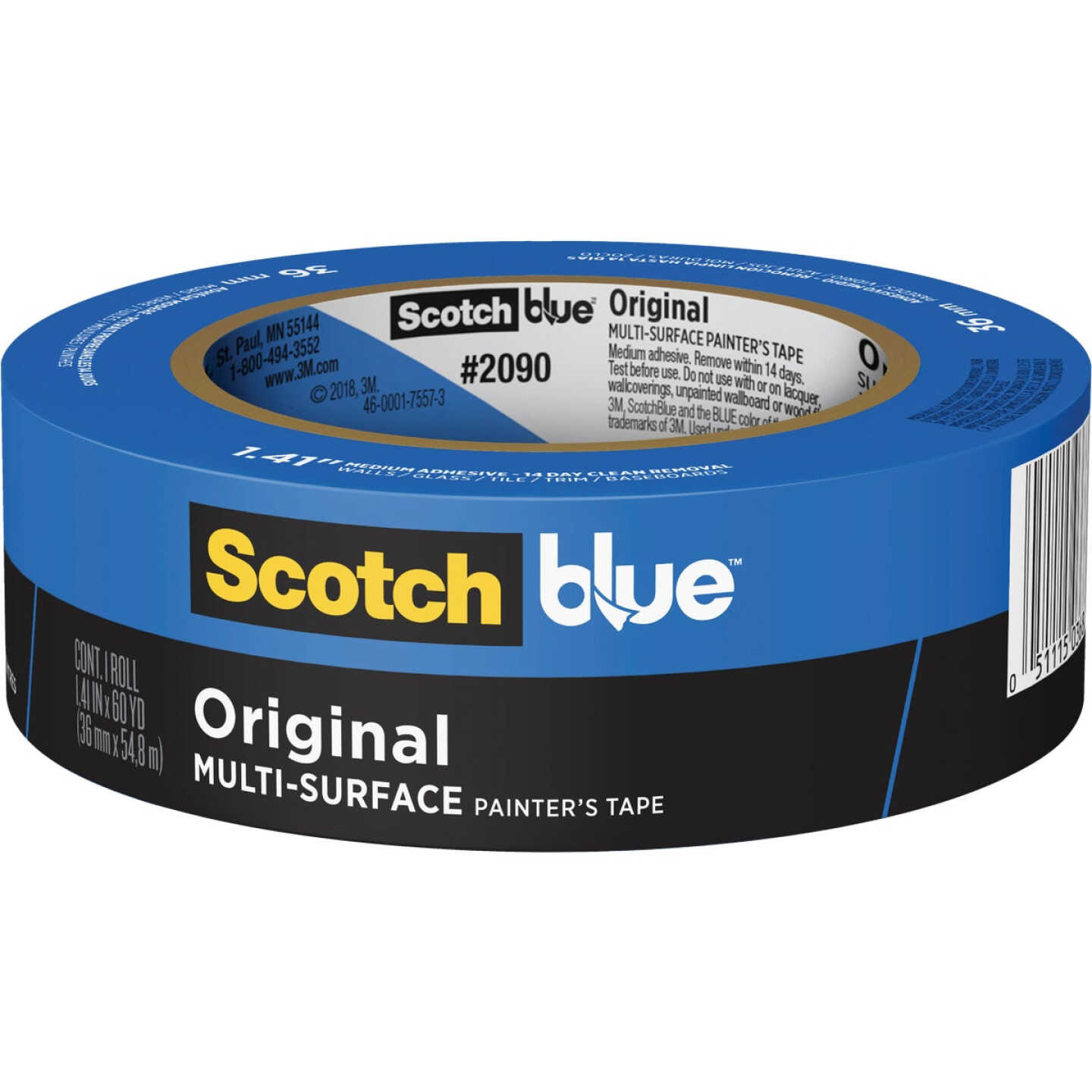 ScotchBlue 1.41 In. x 60 Yd. Original Painter's Tape Image 1