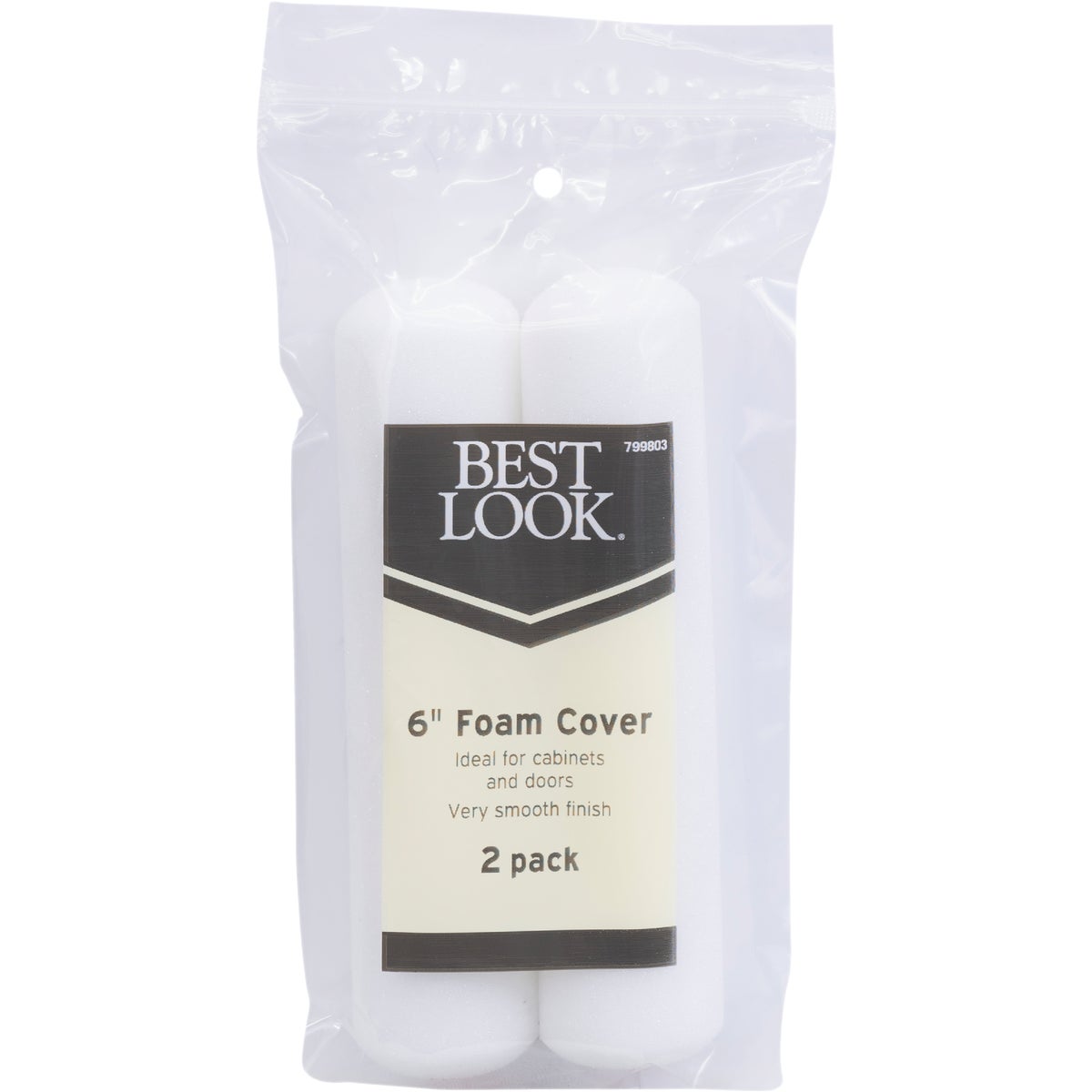 Best Look 6 In. x 3/8 In. Mini Foam Roller Cover (2-Pack)