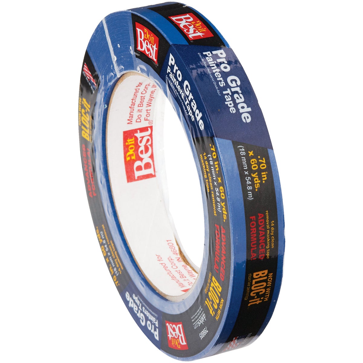 Do it Best Pro Grade 0.70 In. x 60 Yd. Blue Painter's Masking Tape Image 4