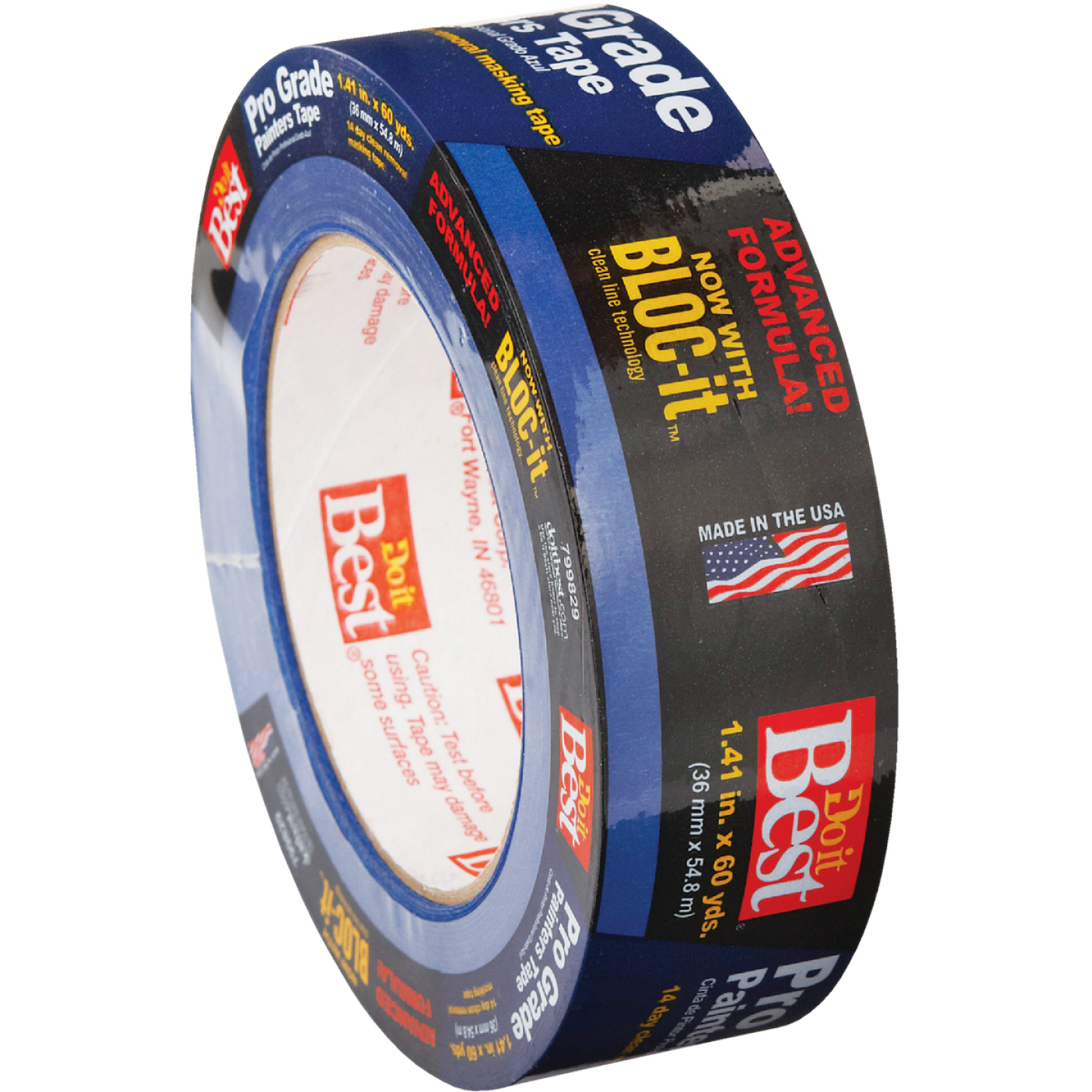 Do it Best Pro Grade 1.41 In. x 60 Yd. Blue Painter's Masking Tape Image 4