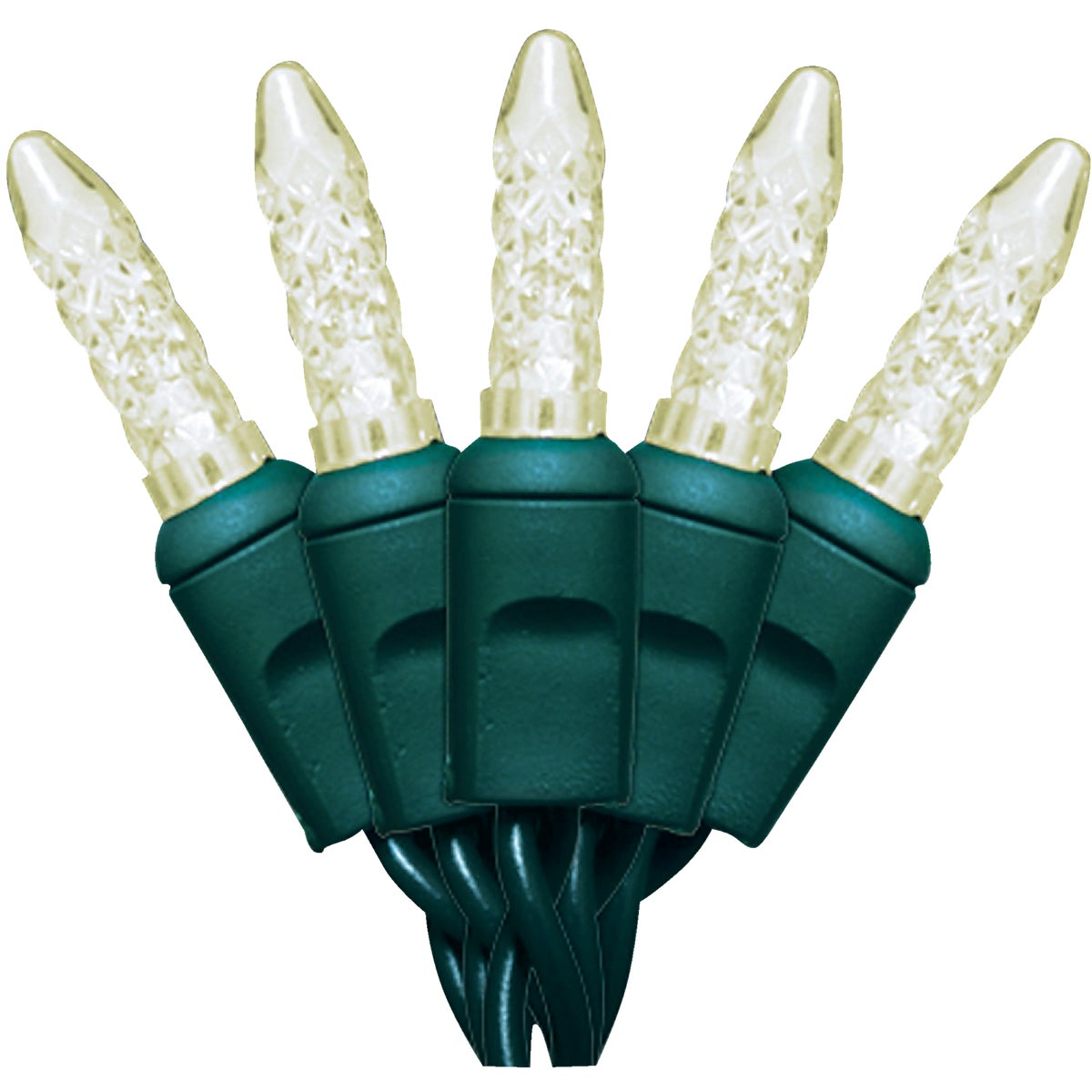 Home Impressions Warm White 200-Bulb Faceted M5 Mini LED Light Set