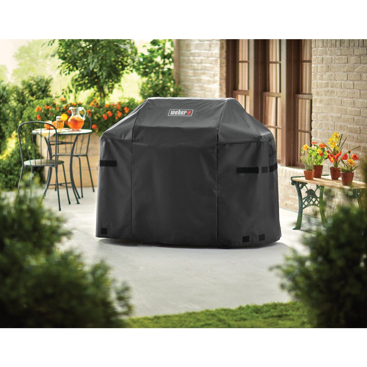 Weber Black Spirit II 3-Burner Grill Cover Image 2