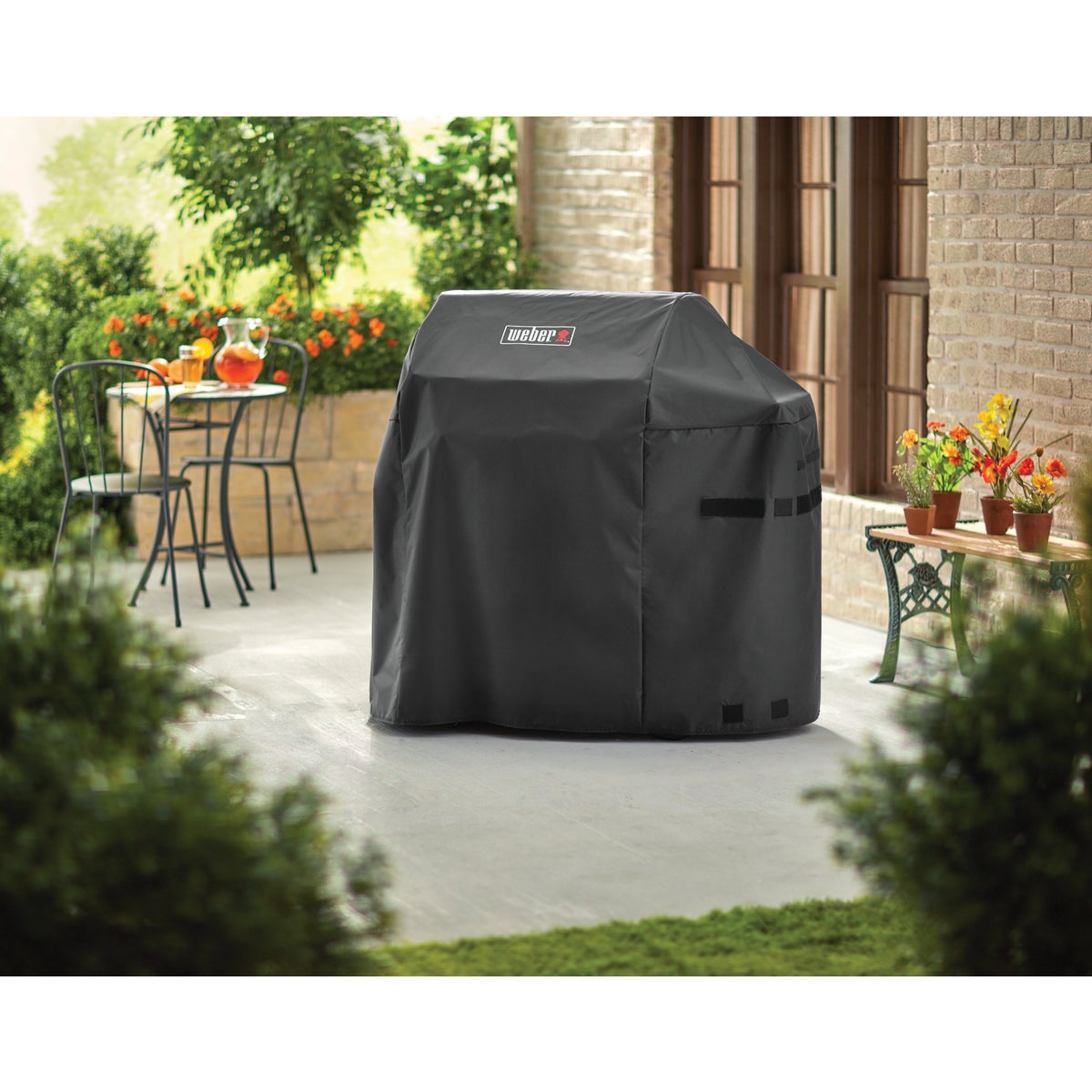 Weber Black Spirit II 3-Burner Grill Cover Image 3