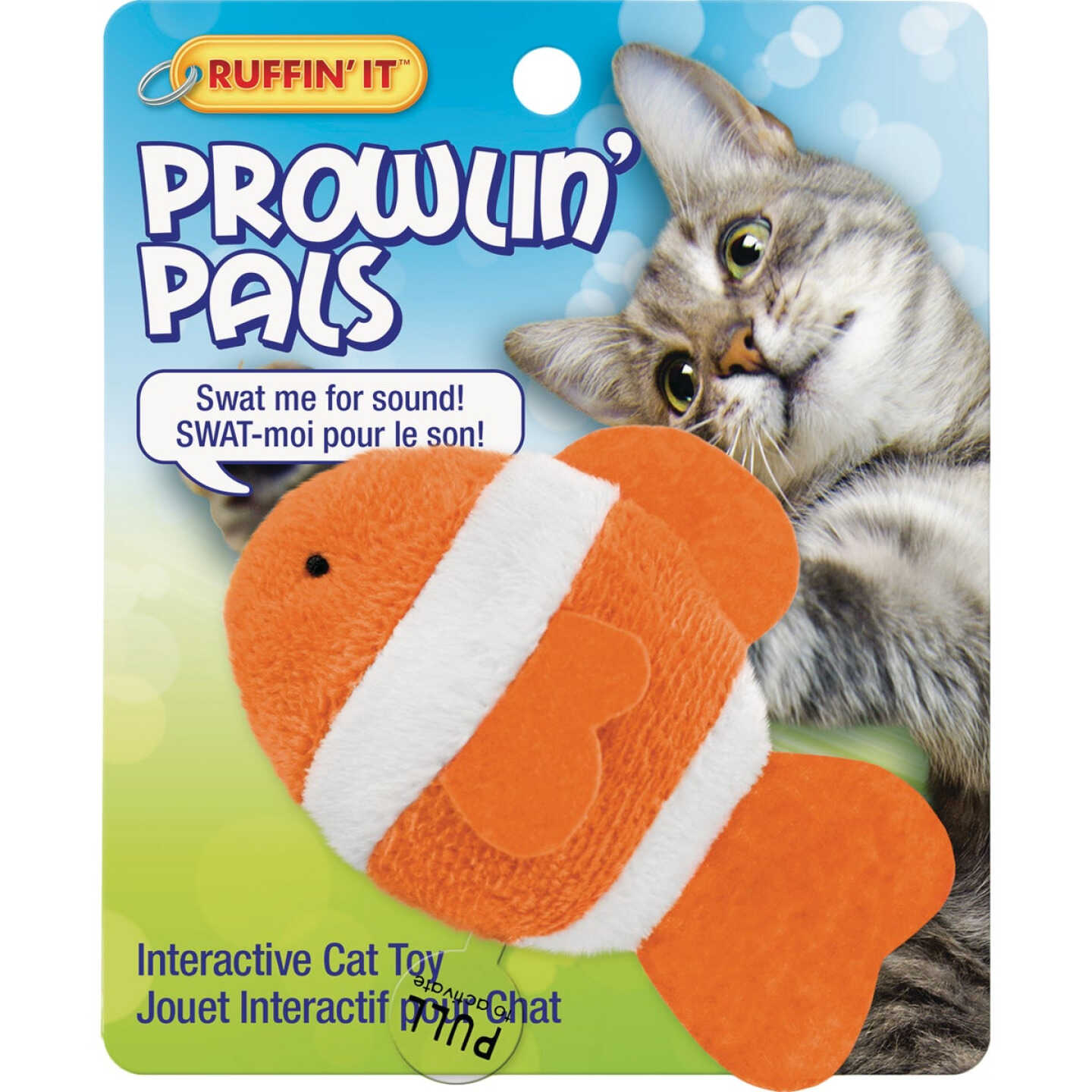 Westminster Pet Ruffin' It Prowlin' Pals Plush Cat Toy Image 7