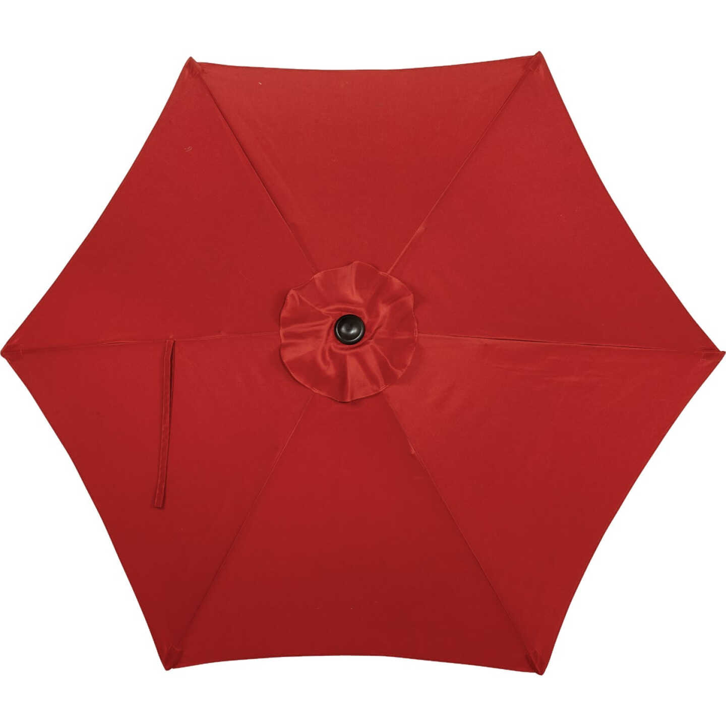 Outdoor Expressions 7.5 Ft. Aluminum Tilt/Crank Crimson Red Patio Umbrella Image 4