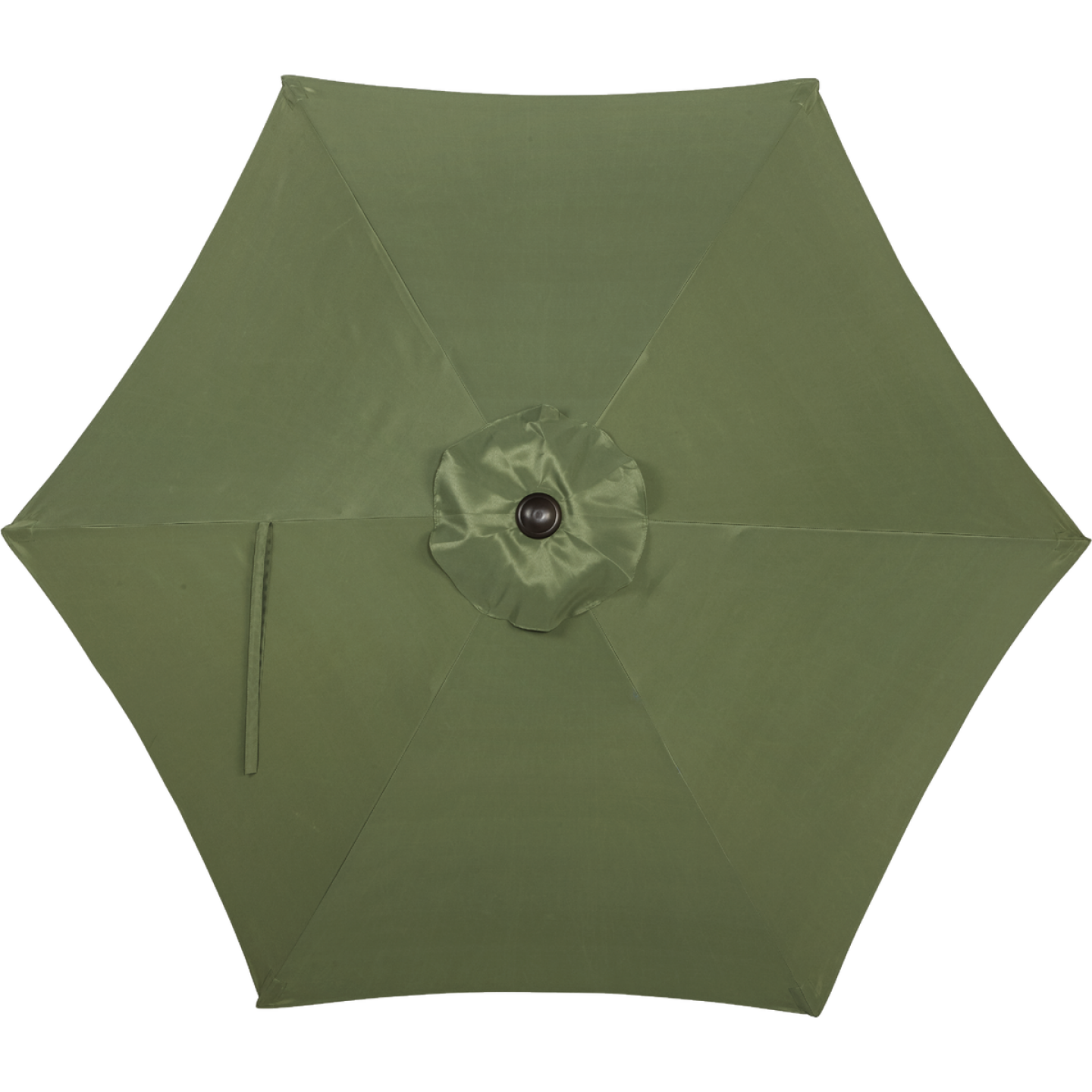 Outdoor Expressions 7.5 Ft. Aluminum Tilt/Crank Heather Green Patio Umbrella Image 4