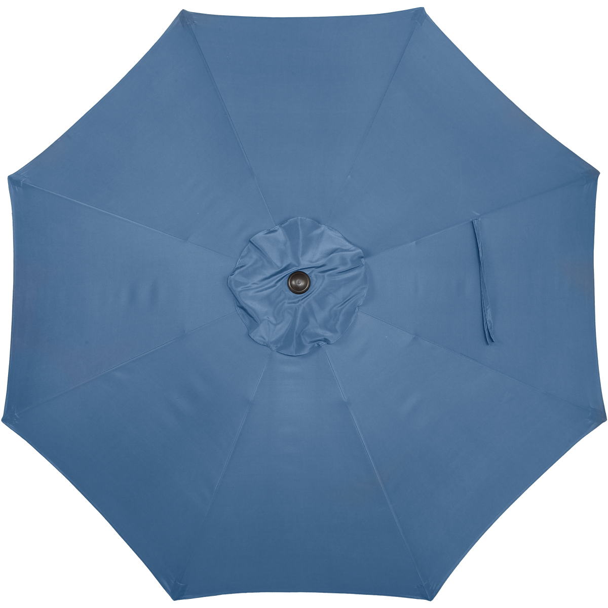 Outdoor Expressions 9 Ft. Aluminum Tilt/Crank Heather Blue Patio Umbrella Image 4