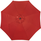 Outdoor Expressions 9 Ft. Aluminum Tilt/Crank Crimson Red Patio Umbrella Image 4