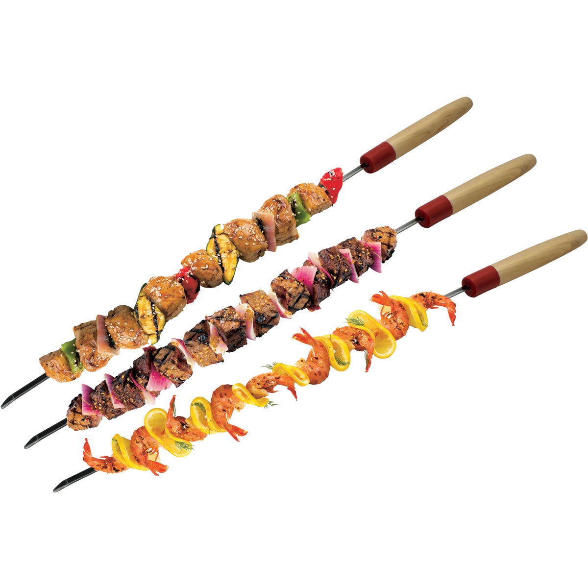 GrillPro 22 In. Stainless Steel Skewer (6-Pack) Image 2