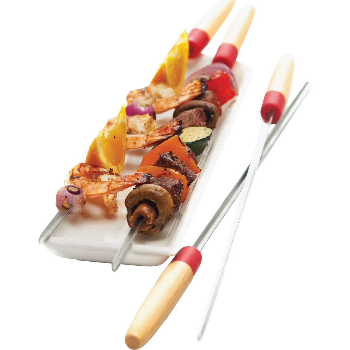 GrillPro 22 In. Stainless Steel Skewer (6-Pack) Image 3