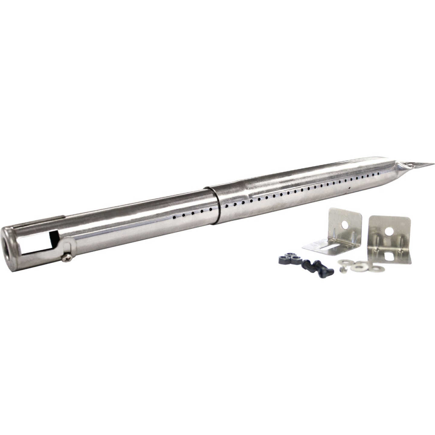 GrillPro 14-3/4 In. to 18-1/2 In. Stainless Steel Universal Tube Grill Burner Image 1