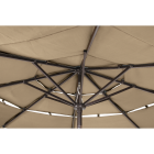 Outdoor Expressions 9 Ft. 3-Tier Tilt/Crank Tan Patio Umbrella Image 6