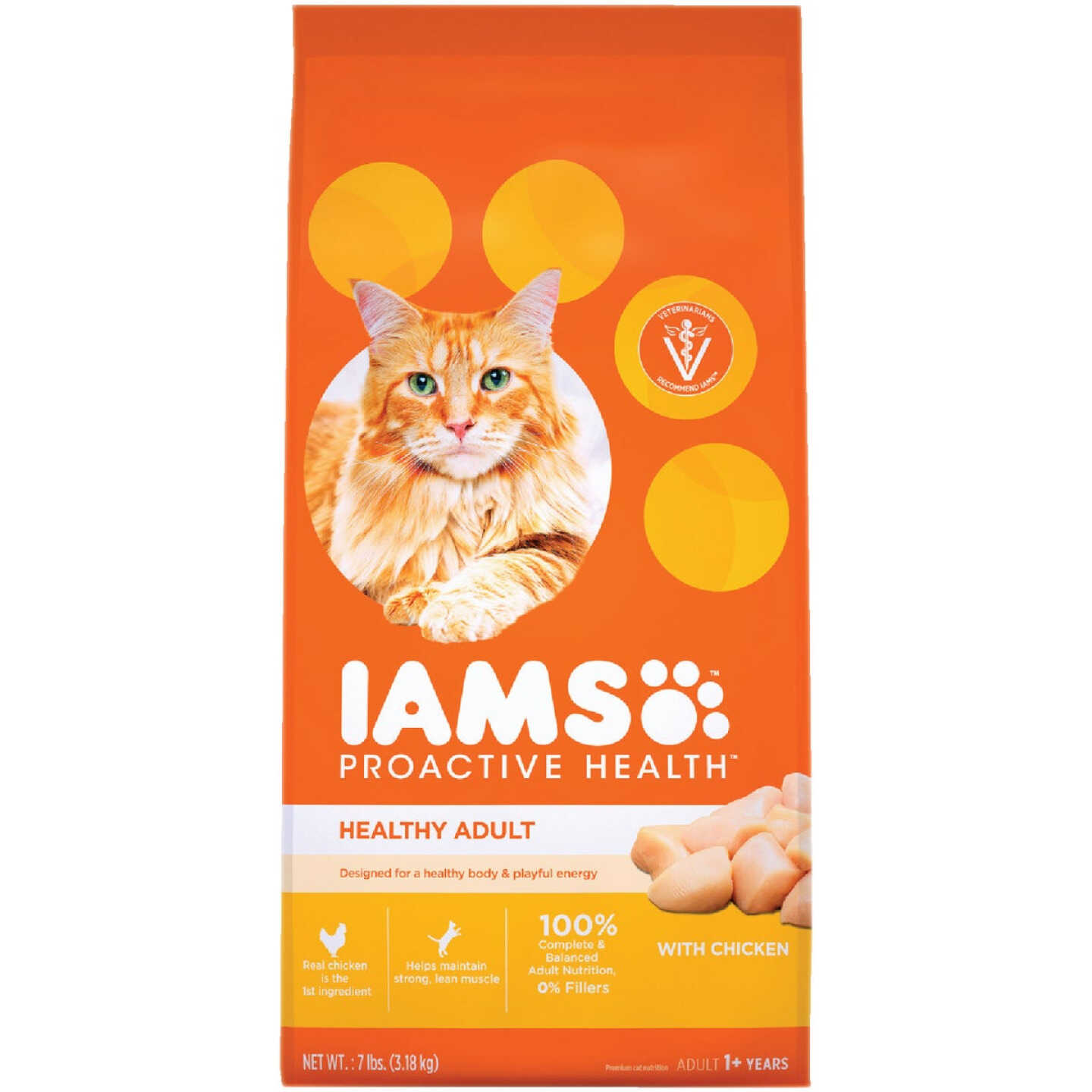 Iams Proactive Health 7 Lb. Chicken Flavor Adult Dry Cat Food Image 1