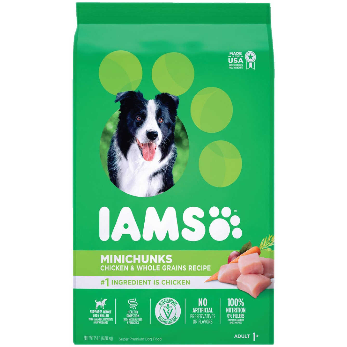 IAMS Proactive Health Minichunks 15 Lb. Adult Dry Dog Food Image 1