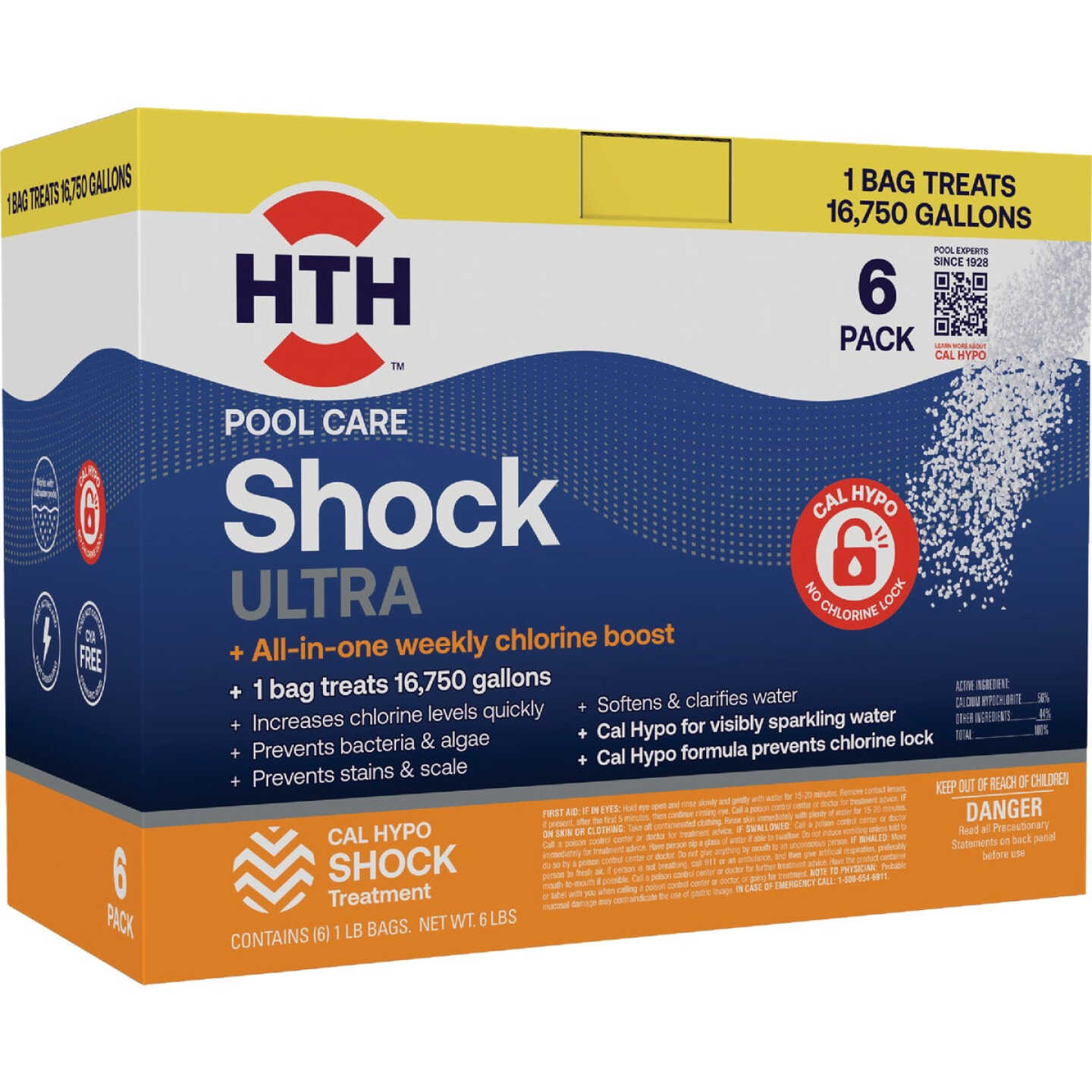 HTH Pool Care 1 Lb. Shock Ultra Granule (6-Pack) Image 1