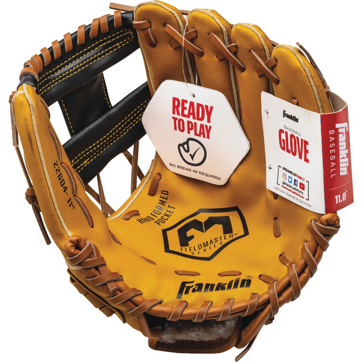 Franklin Field Master Series 11 In. Youth Right-Handed Thrower Baseball Glove Image 1