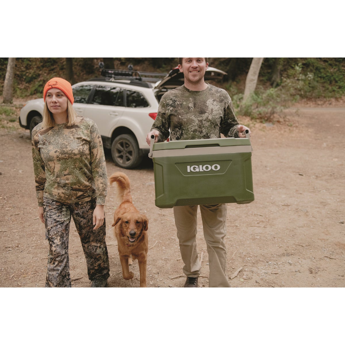 Igloo Sportsman Latitude 52 Qt. Cooler, Tank Green & Sandstone Image 2