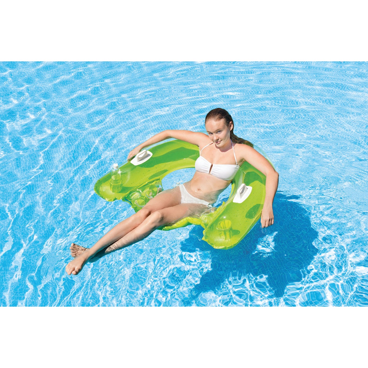 Intex Sit N Float 60 In. x 39 In. Floating Lounge Chair Image 2