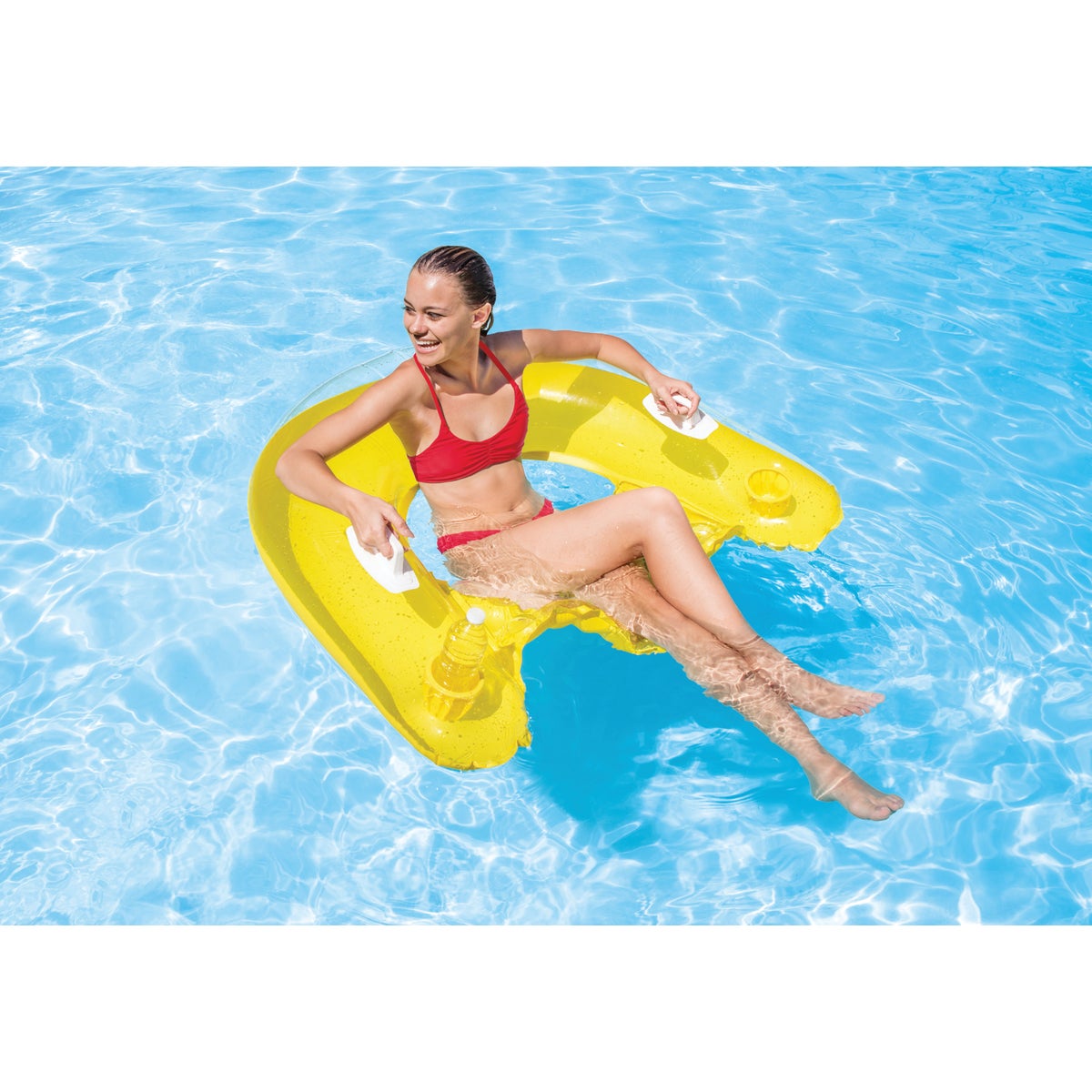 Intex Sit N Float 60 In. x 39 In. Floating Lounge Chair Image 3