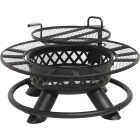 Big Horn 47 In. Camp Black Round Steel Fire Pit Image 1