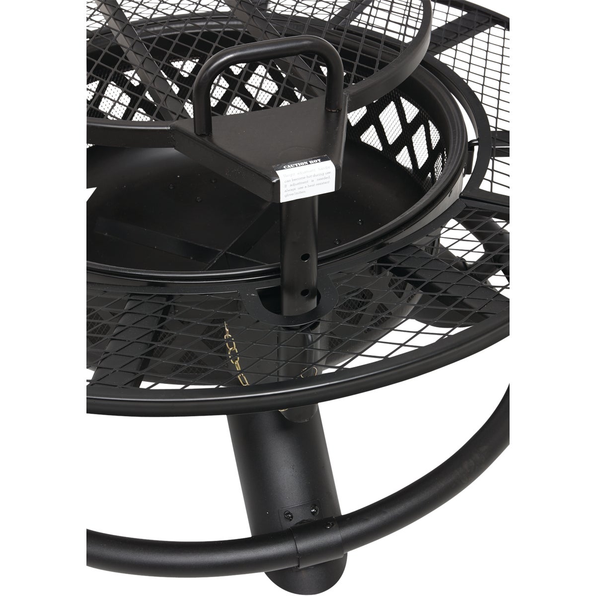 Big Horn 47 In. Camp Black Round Steel Fire Pit Image 6
