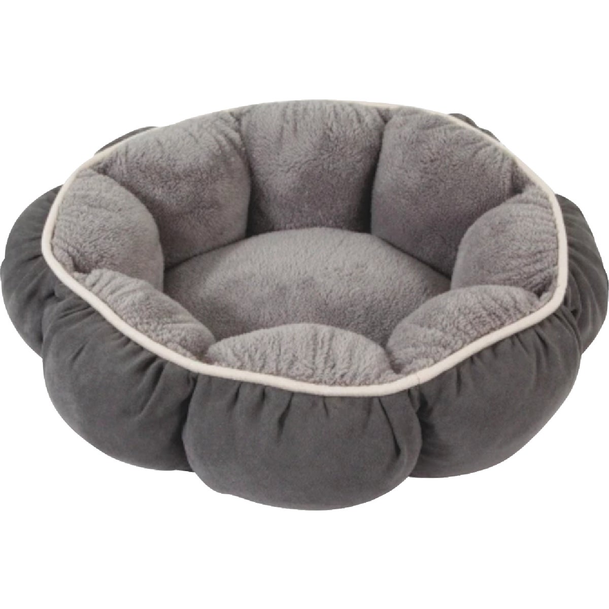 Petmate Aspen Pet 18 In. Round Recycled Polyester Fiber Dog Bed