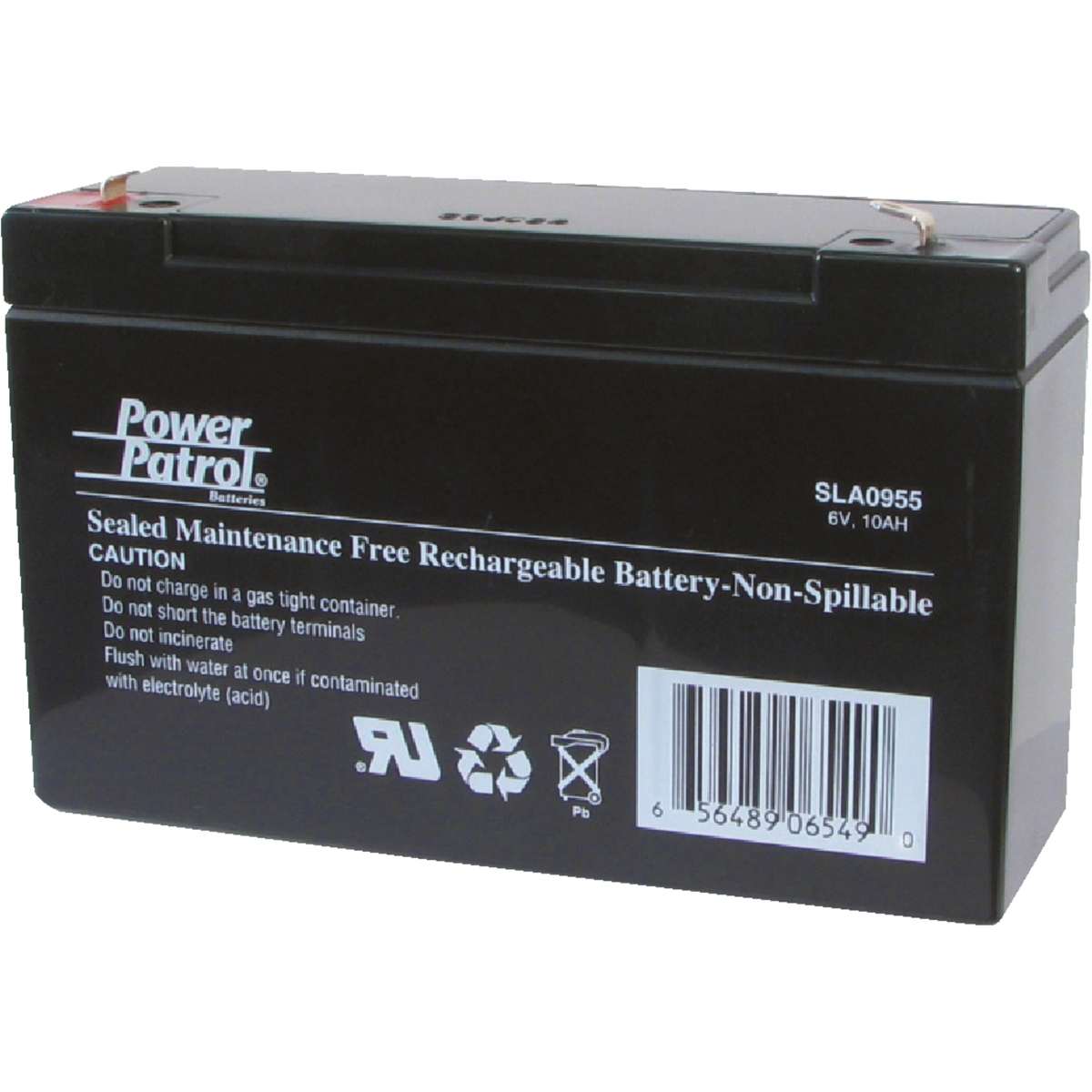Interstate All Battery Power Patrol 6V 10A Rechargeable Security System Battery