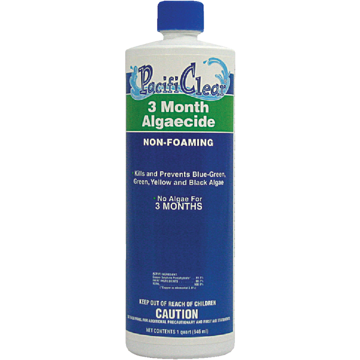 PacifiClear 3 Month 1 Qt. Liquid Algaecide