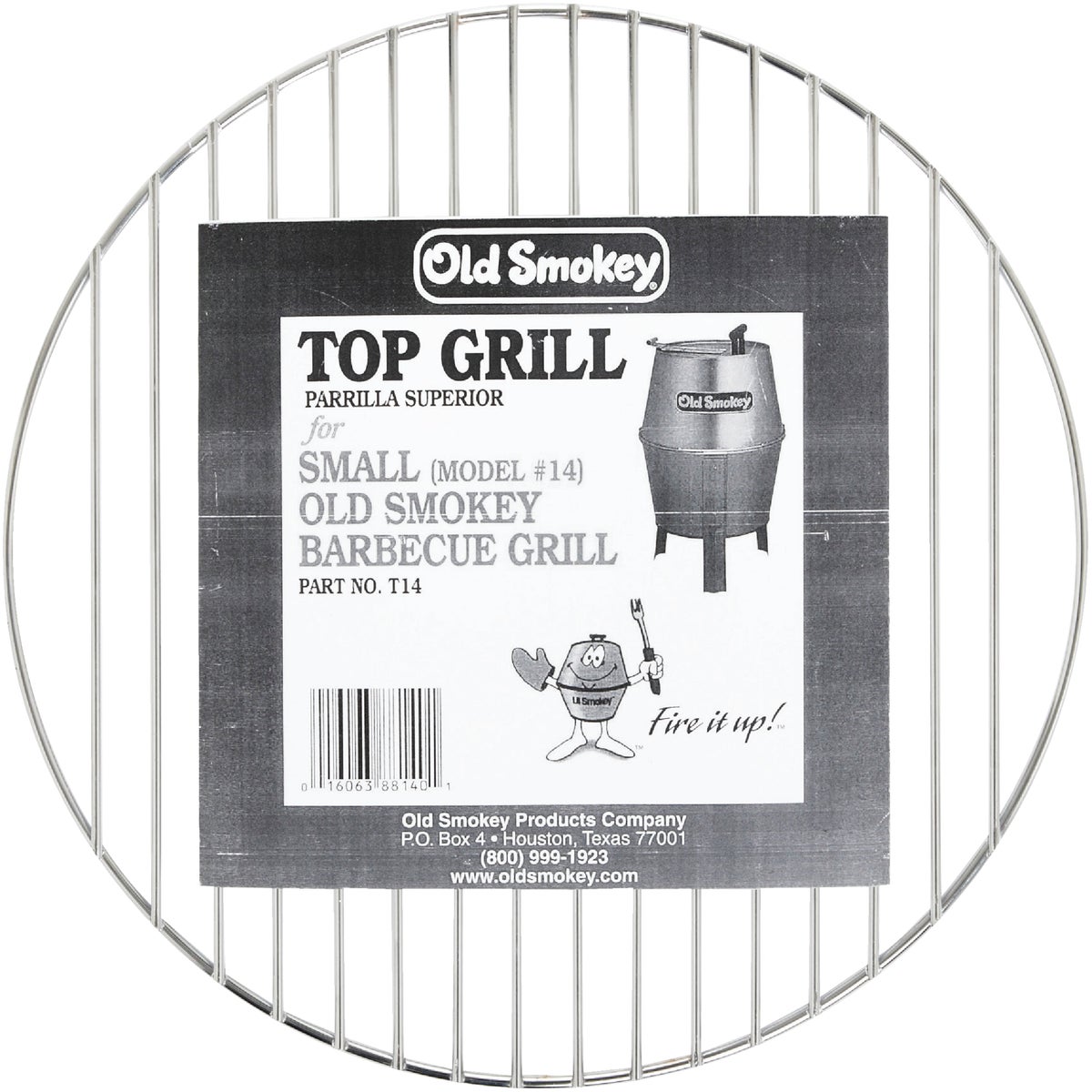Old Smokey 12.9 In. Aluminized Steel Top Grill Grate Image 2